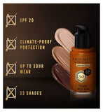 Max Factor Facefinity All Day Flawless 3 in 1 SPF 20 Vegan Foundation 30ml - McGrocer