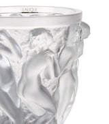 Harrods Crystal Vase with Embossed Bacchus Design 24cm Height- Buy online at McGrocer
