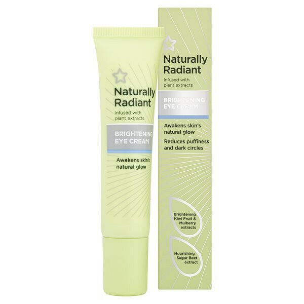 Superdrug Naturally Radiant Brightening Eye cream 15ml GOODS Superdrug