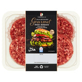 Tariq Halal Halal British Beef Gourmet Beef Burger GOODS Sainsburys
