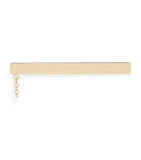 Dolce&Gabbana chain-detail tie clip brass, UK version