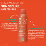 SVR sun cream fizzy milk SPF 50+ 200ml (British brand)