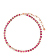 Harrods SHAY Rose Gold Diamond and Ruby Deco Choker- Buy online at McGrocer