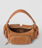Miu Miu nappa leather pocket shoulder bag - British product