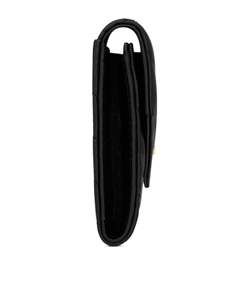 Saint Laurent small matelassé envelope wallet, imported from the UK