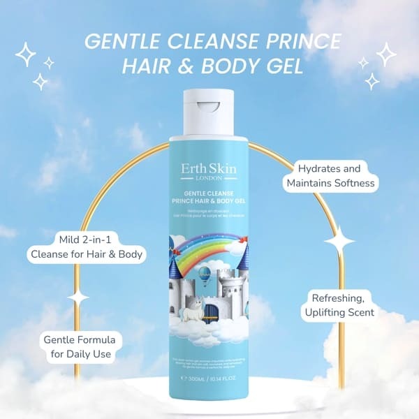 ErthSkin London Baby Hair & Body Gel 300ml - British product