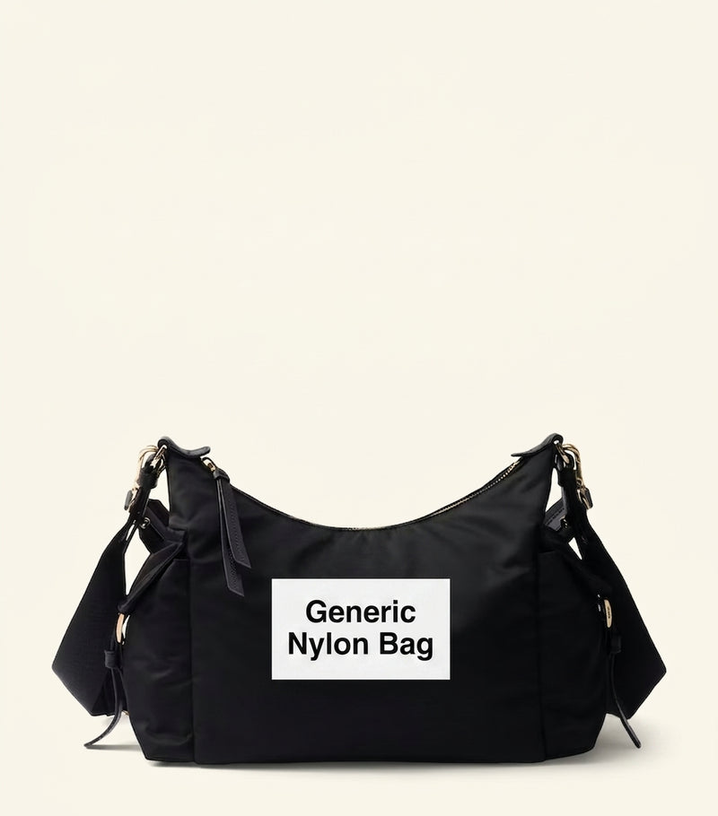Prada Re-Nylon leather explore shoulder bag, imported from the UK