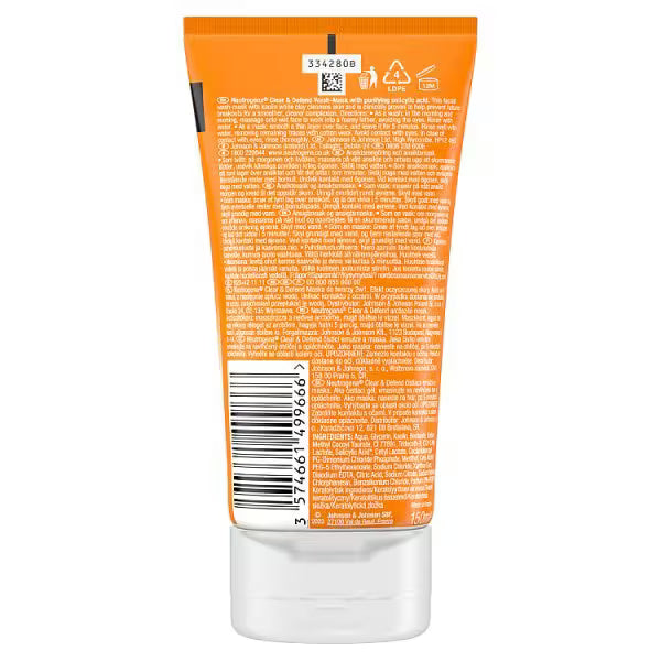 Neutrogena Clear Defend Face Wash 150ml, imported from the UK