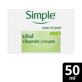 Simple Vital Vitamin Day Cream SPF 15 50ml (British brand)
