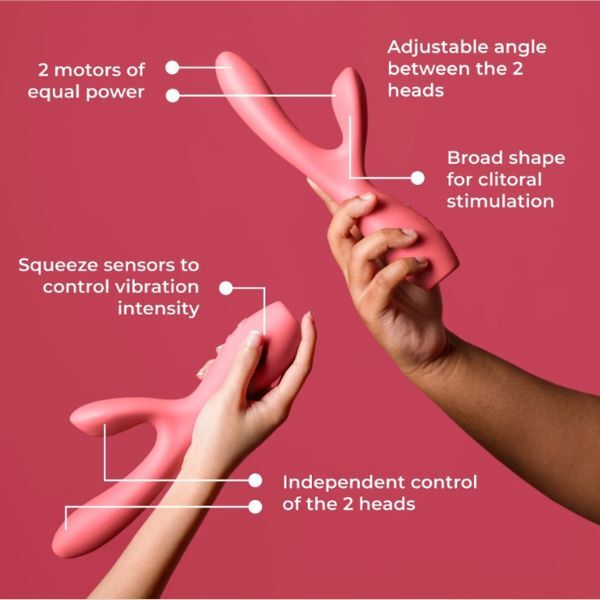 Smile Makers The Artist dual vibrator, imported from the UK