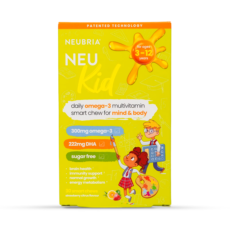Neubria Neu Kid Multivitamin Omega-3 Strawberry 30 imported from the UK