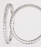 Suzanne Kalan white gold diamond ring jackets size 7.5, UK version