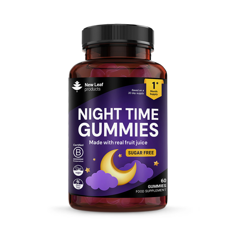 New Leaf Products Night Time sleep gummies 60 count - British product