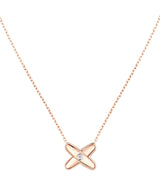 Harrods Chaumet Rose Gold and Diamond Jeux de Liens Pendant Necklace- Buy online at McGrocer