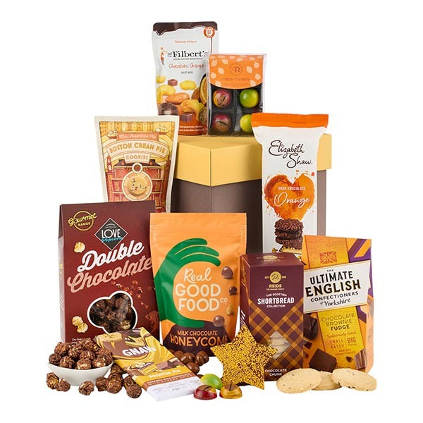 Spicers of Hythe chocolate tower hamper gourmet gift - British product