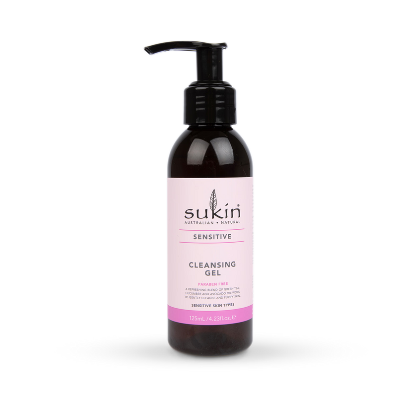 Sukin Sensitive Cleansing Gel 125ml (British brand)