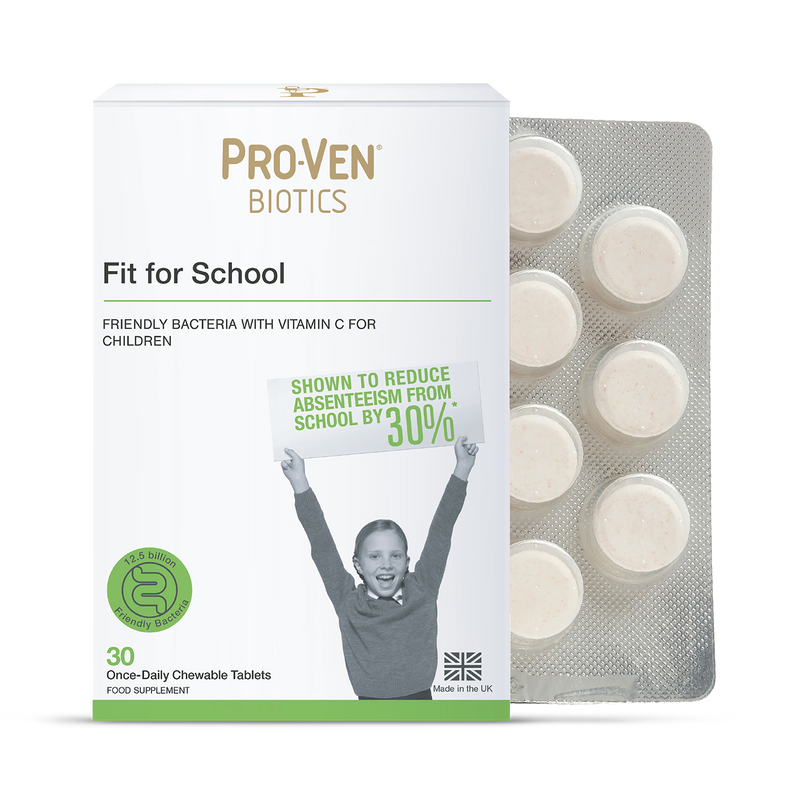Pro-Ven Biotics Probiotic Chewable Tablets Strawberry 30, imported from the UK