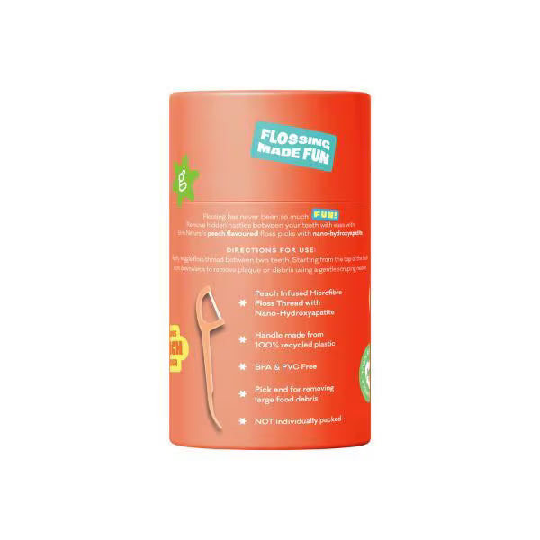 Grin Ultra Smooth Peach Floss Picks 80pk, UK version