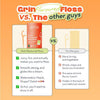 Grin Ultra Smooth Peach Floss Picks 80pk, UK version