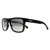Hugo Boss BOSS 1647/S black mirrored sunglasses (British brand)