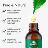 Ayumi Pure Neem Oil 100ml Bottle Essential Oil - British product