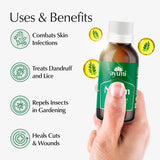 Ayumi Pure Neem Oil 100ml Bottle Essential Oil - British product