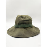 SVNX khaki safari hat with drawstring, imported from the UK