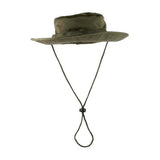 SVNX khaki safari hat with drawstring, imported from the UK