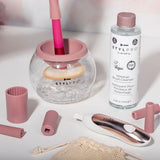 STYLPRO makeup brush cleaner gift set with 250ml cleanser (British brand)