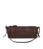 Miu Miu leather pouch with embossed logo, imported from the UK