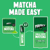 PerfectTed Organic Matcha Sticks 7 Pack, imported from the UK