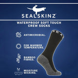 Sealskinz waterproof soft touch mid socks, imported from the UK