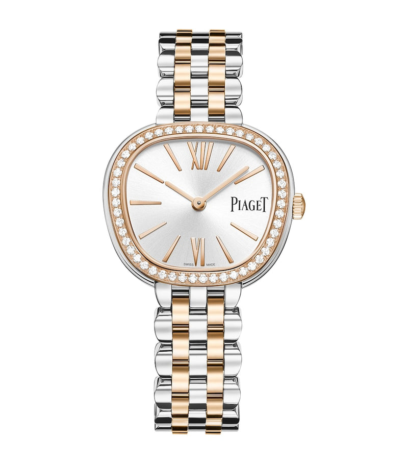 Piaget rose gold diamond Sixtie watch 29mm (British brand)