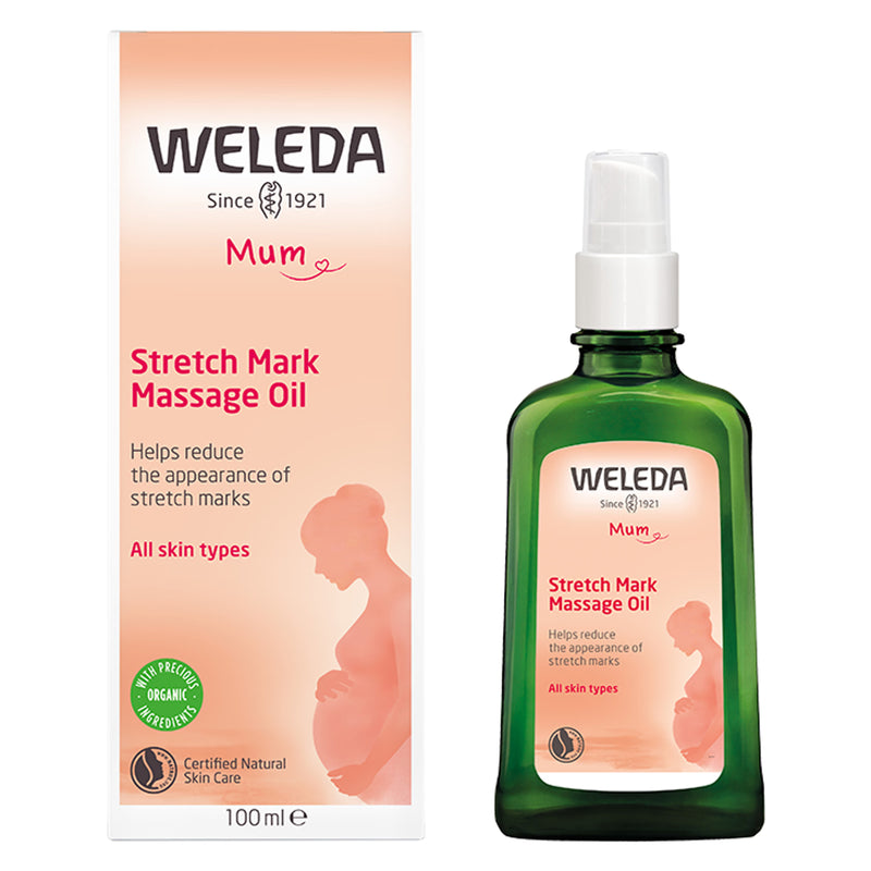 Weleda stretch mark massage oil 100ml (British brand)