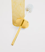 Harrods Crystal Amber Toilet Brush Holder with 24-Karat Gold Plating and 130ml Capacity- Buy online at McGrocer