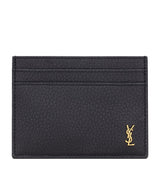 Harrods Saint Laurent Leather Cassandre Card Holder- Buy online at McGrocer