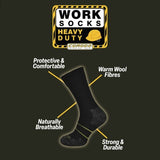 Comodo wool work boot socks unisex - British product