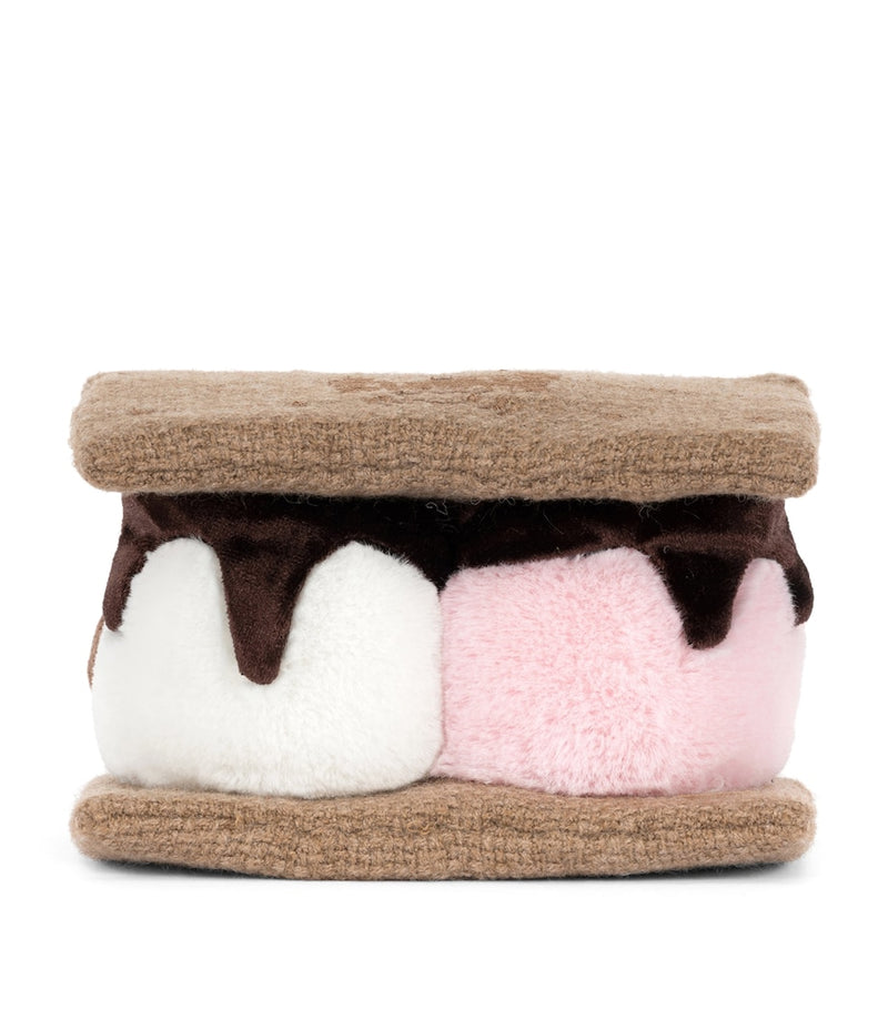 Jellycat Amuseables S'mores soft toy 7cm, imported from the UK