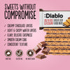Diablo chocolate cream wafer thins no added sugar 150g (British brand)