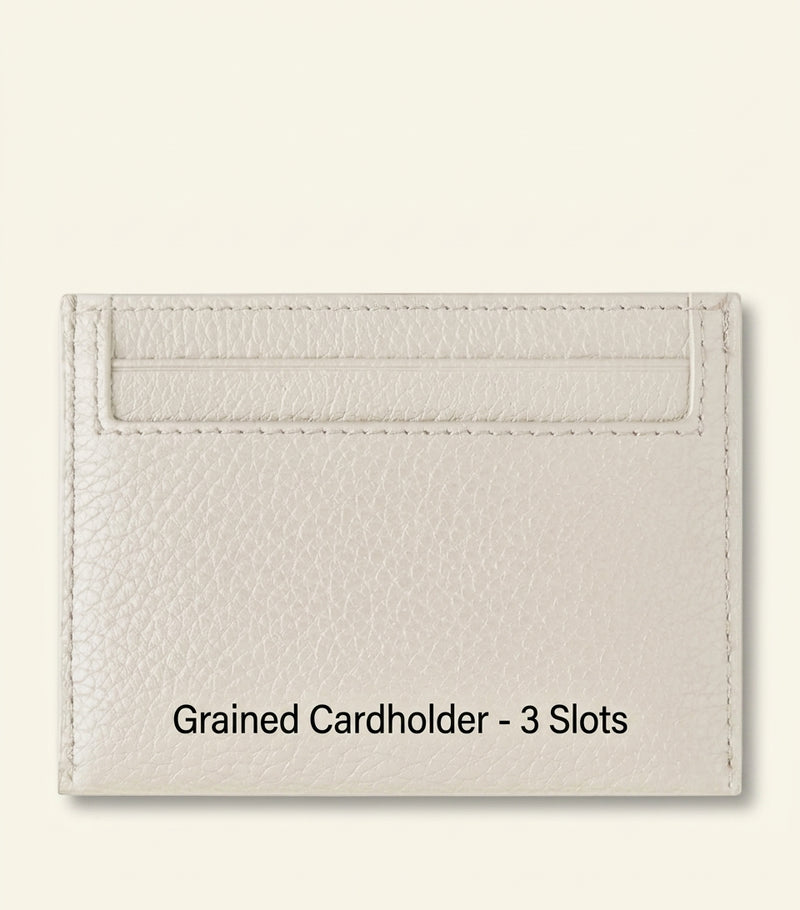 Mulberry grained leather card holder, imported from the UK