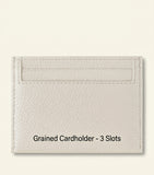 Mulberry grained leather card holder, imported from the UK