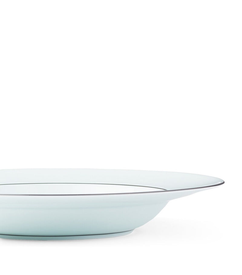 Prada set of two porcelain soup plates, 22cm diameter, imported from the UK