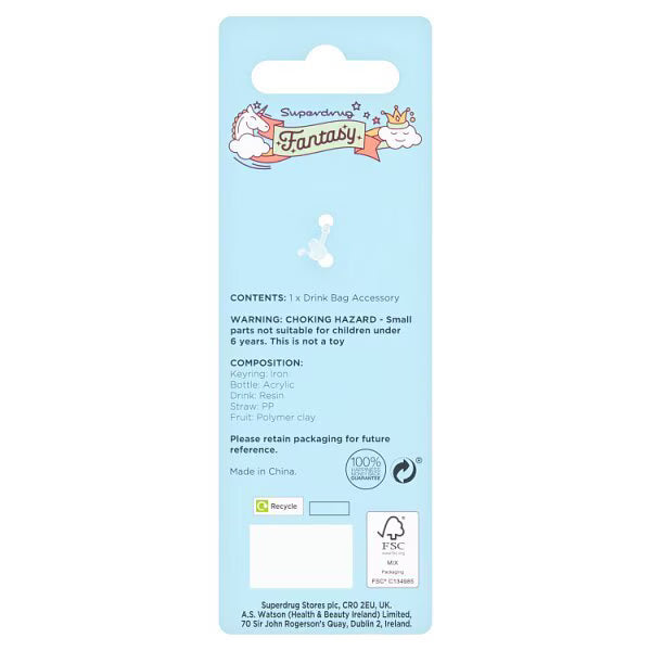 Fantasy drink keychain 3 colours - British product