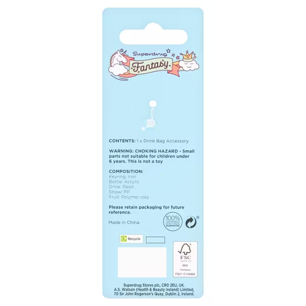 Fantasy drink keychain 3 colours - British product