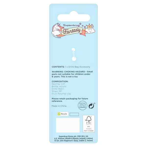 Fantasy drink keychain 3 colours - British product