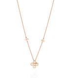 Boodles rose gold diamond pendant, UK version