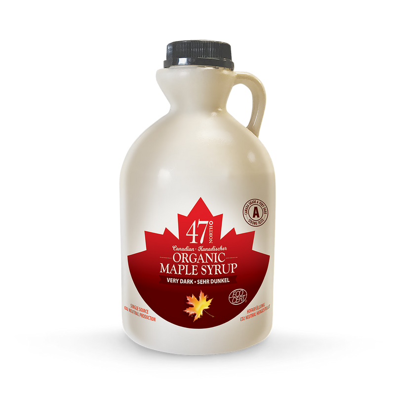 47° North maple syrup very dark 1L (British brand)