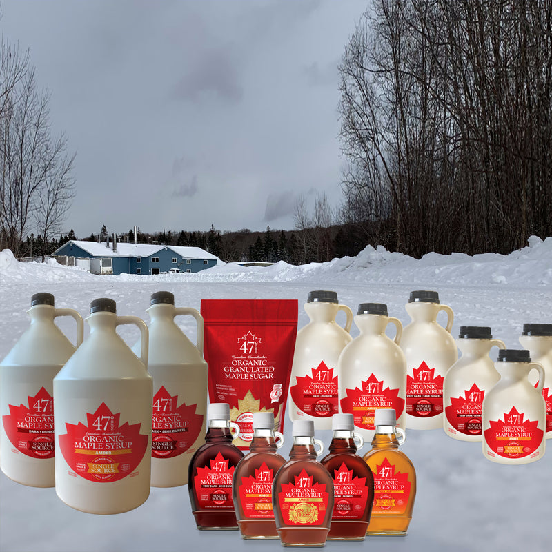 47° North maple syrup very dark 1L (British brand)
