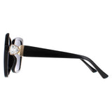 Jimmy Choo MANON sunglasses in black grey blue, UK version
