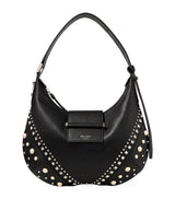 Harrods Jimmy Choo Small Bar Studded Leather Shoulder Bag- Buy online at McGrocer